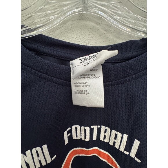 NFL TEAM APPAREL CHICAGO BEARS Youth XXL 18 Pullover Long Sleeve Shirt Navy - Picture 5 of 8